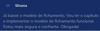 Depoimento de Silvana, participante da Oficina de Leitura e Escrita para Pesquisadoras
